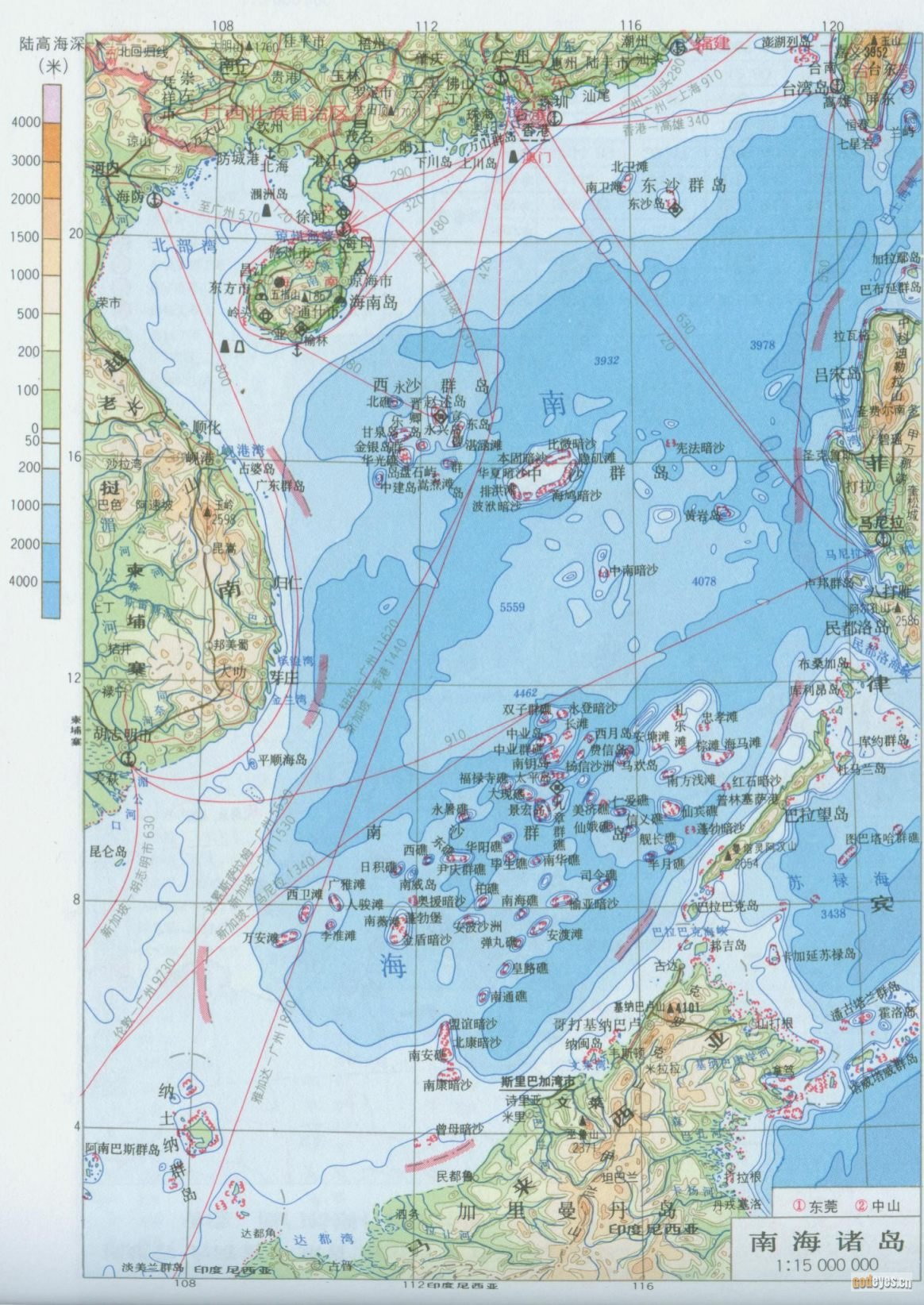 几张南海地图大图