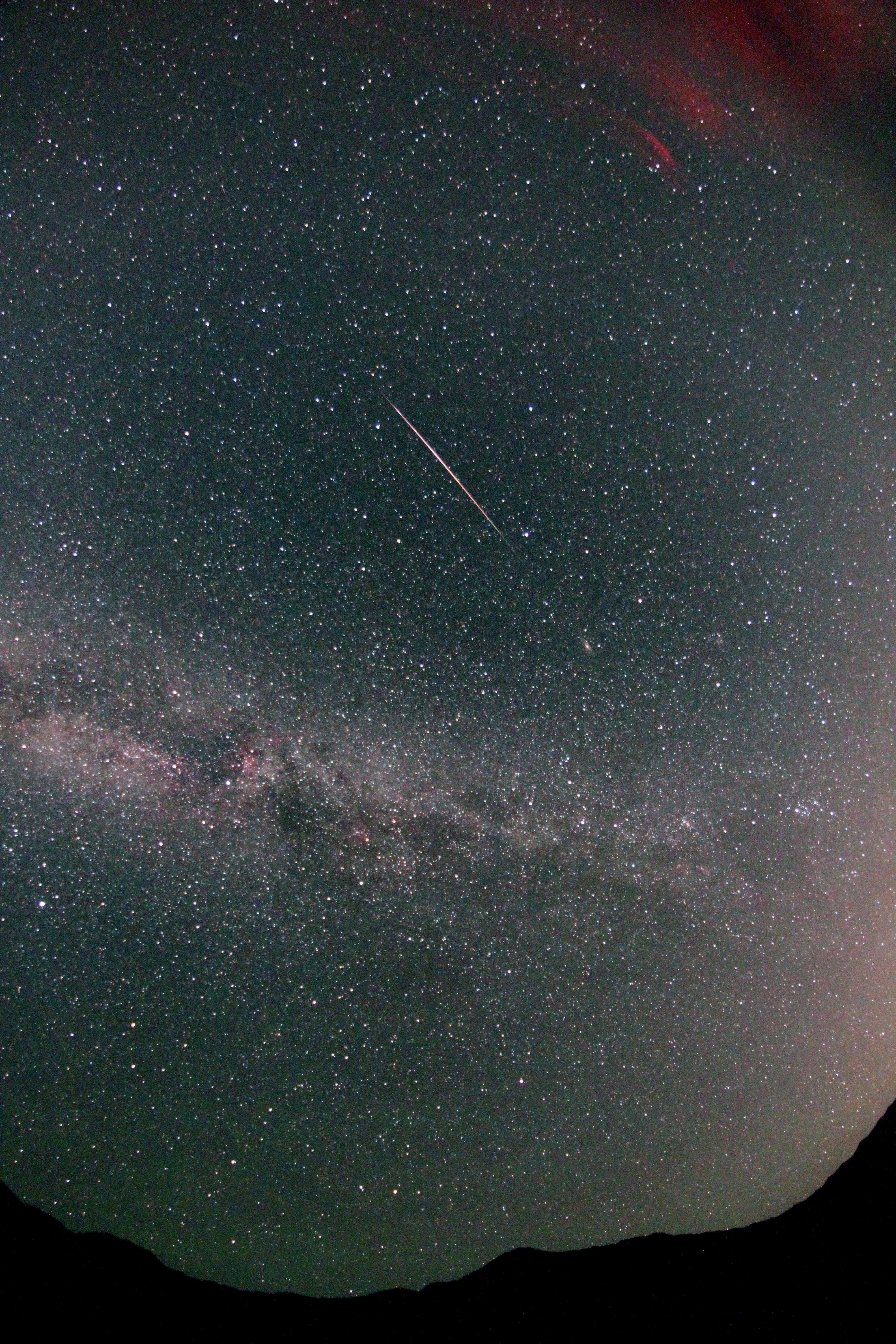 流星雨 真实照片图片