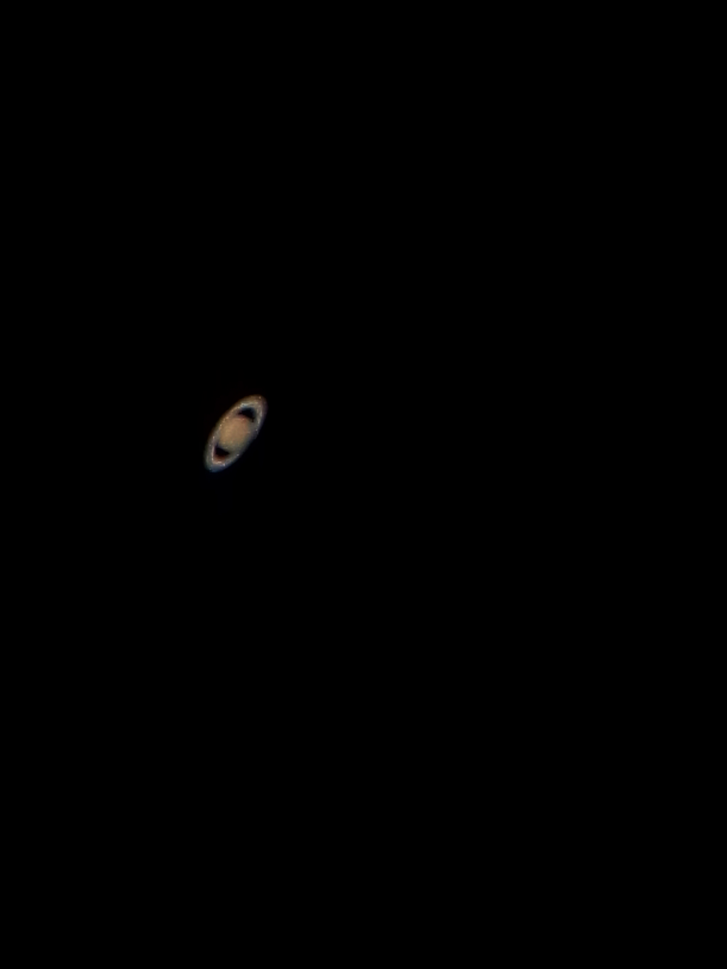 第一次目视土星