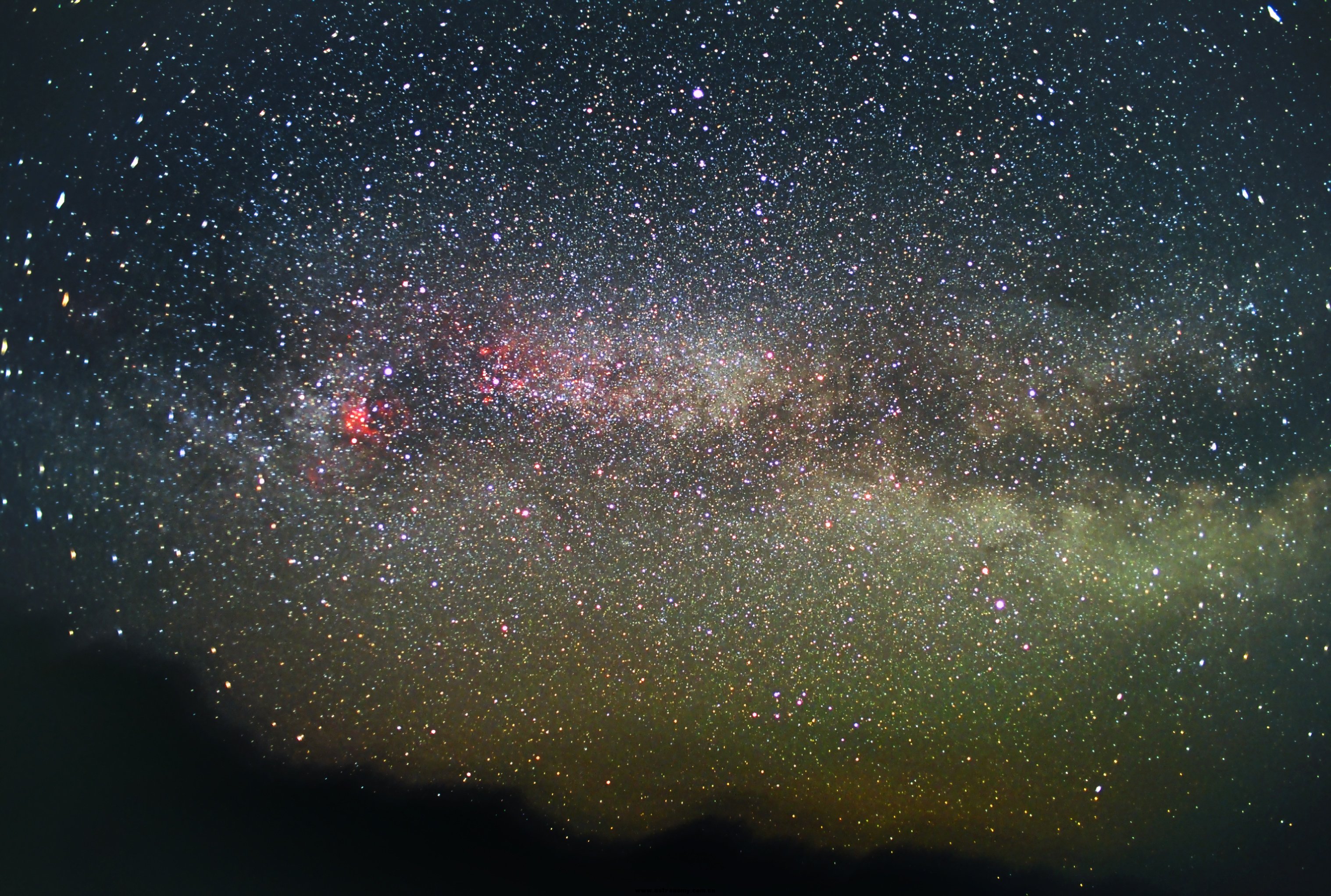 反转片下的星空