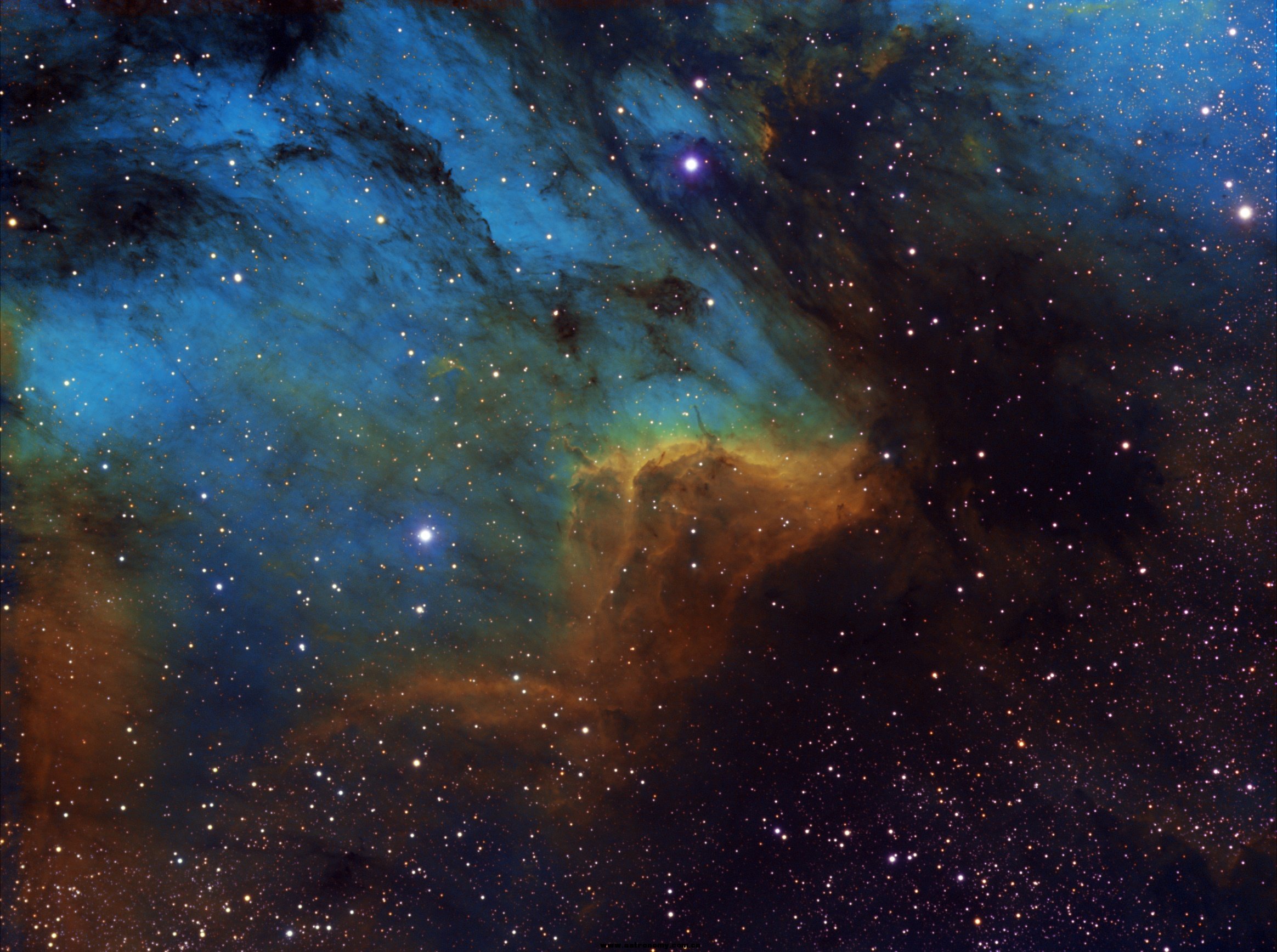 鹈鹕星云-zwo asi1600mm-cool相机作品