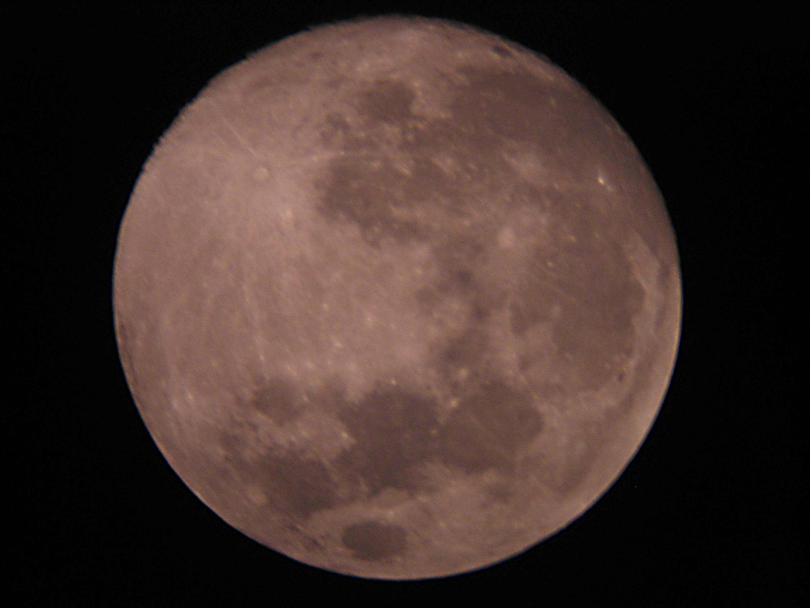 第一次拍摄(月球)