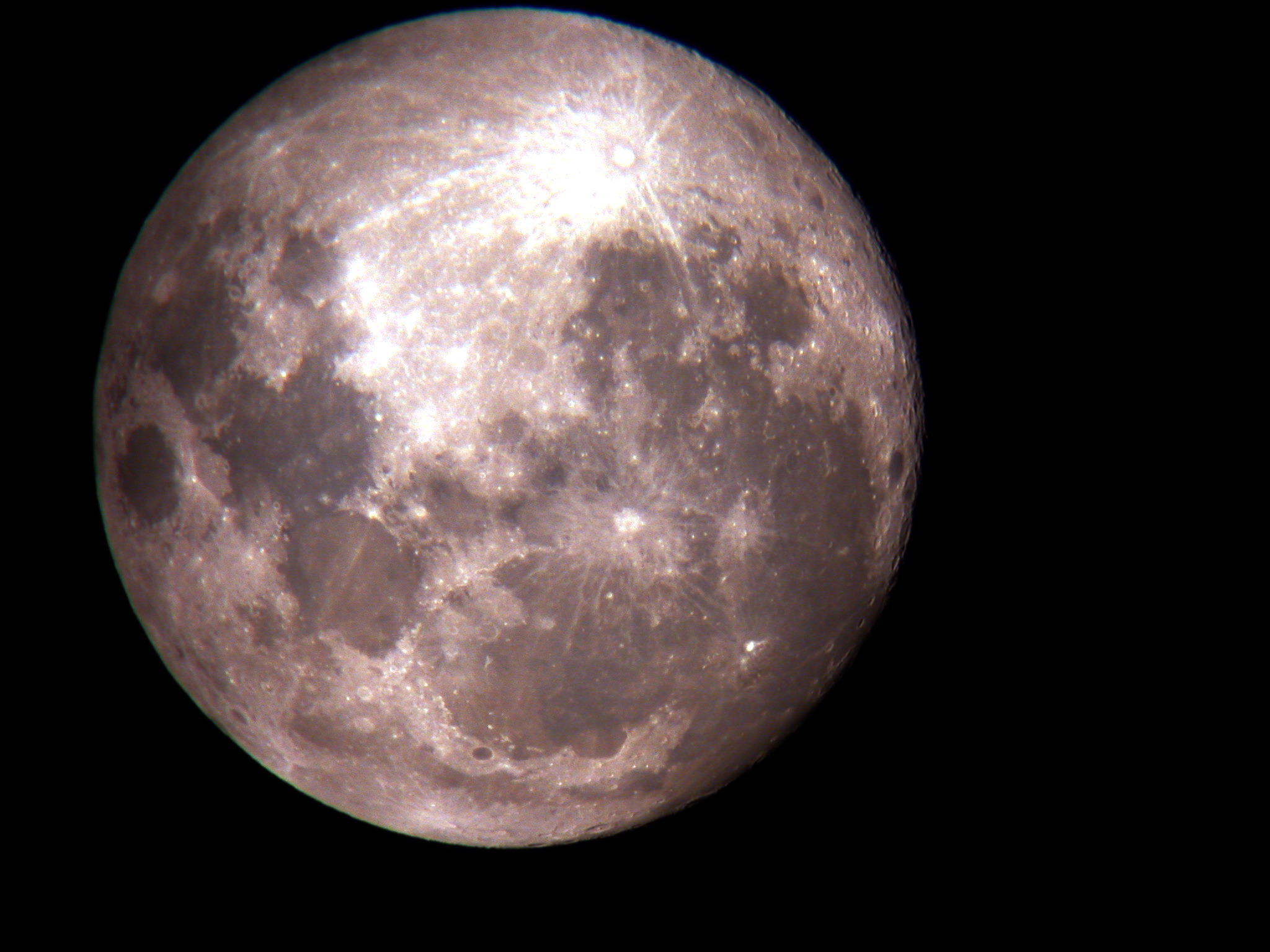 我拍摄的月球