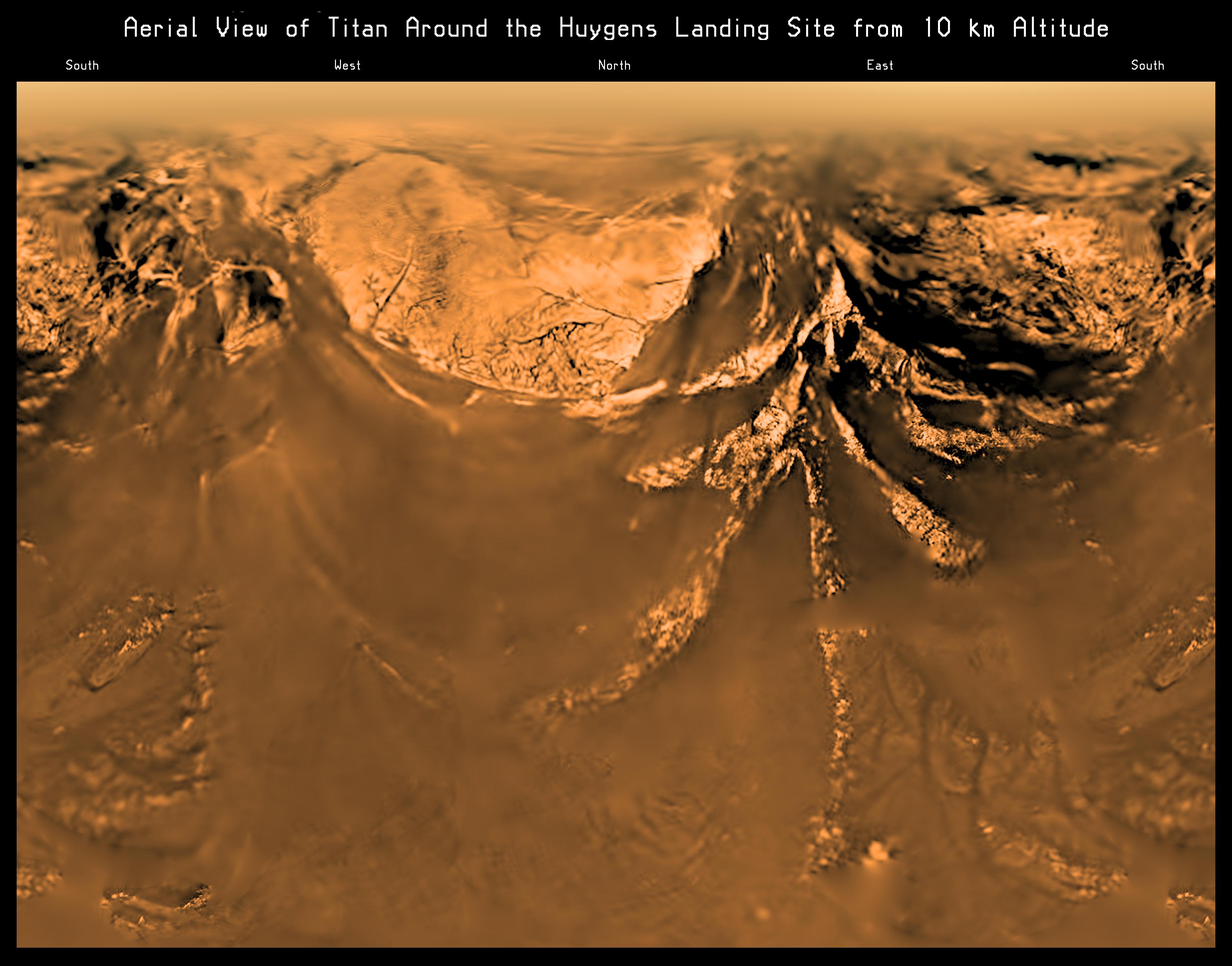 土卫六表面图片